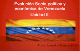 Cronología Contemporánea de Venezuela (Presentación)