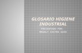 Glosario higiene industrial