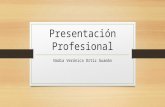 Presentacion profesional