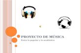 Proyecto de música