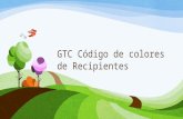 Gtc código de colores de recipientes
