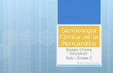 Semiología clínica de la pericarditis