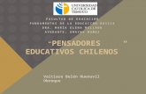 Pensadores chilenos de la educación