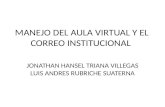 Manejo Del Aula Virtual Y Correo Institucional