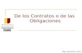 ENJ-400 - Principales Contratos ante la Jurisdicción Inmobiliaria - De los Contratos o de las Obligaciones