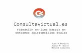 Consultavirtual.es  formación on‐line basada en entornos asistenciales reales
