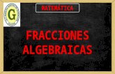Mate   fracciones algebraicas - 3º