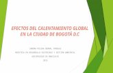 Efectos del calentamiento global_ Bogotá