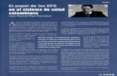 El papel de las EPS en el sistema de salud colombiano