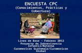 Presentacion encuesta CPC, SUPERVIVENCIA 2011-2015