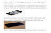 Sony Xperia Z4 Vs Samsung Galaxy S6 Vs HTC One M9 Vs IPhone seis Vs