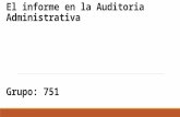 Auditoría - Informe