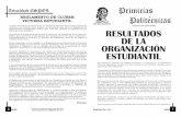 Primicias Nº 74 RESULTADOS DE LA ORGANIZACIÓN ESTUDIANTIL