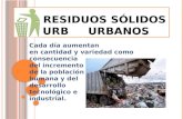 Residuos sólidos urbanos