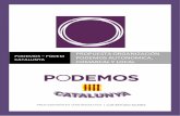 Propuesta organizativa de Podem en Catalunya.