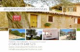 Alquiler casa rústica especial senderismo en Serra Tramuntana