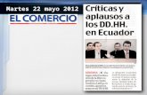 Enlace Ciudadano Nro. 273 - Criticas y aplausos a los DDHH en Ecuador