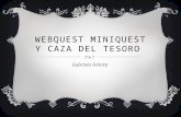 Web quest miniquest y caza del tesoro tics