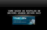 Como hacer un respaldo de drivers usando driver
