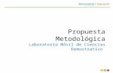 Presentación metodológica  laboratorio móvil de ciencias demostrativo
