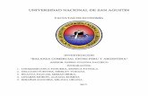 Balanza Comercial Entre Perú y Argentina - UNSA