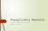 Hipoglicemia Neonatal