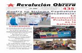 Semanario Revolución Obrera Edición No. 435