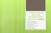 Clasificación de Los Ecosistemas Según El SINA Exposicion