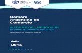 Evolución exportaciones intrazona Mercosur