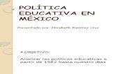 Política Educativa en México