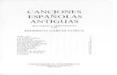 PARTITURAS-García Lorca, Federico - Canciones Españolas Antiguas (Canto y Guitarra)