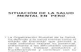 Salud Mental en Perú