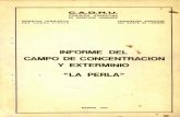 1980 - Informe Del Campo de Concentracion y Extermino La Perla