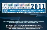 Junta Electoral Del Distrito Central, Juramentación - TSE Guatemala, 14 de Julio 2011 . Presentación PP