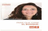 Programa electoral PSOE El Bosque 2011