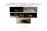 Informe Inspección de Tunel de Conduccción de Central Hidroeléctrica de Cañón Del Pato