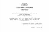 Tecnicas y Metodos Reeducacion Postural Lumbalgia Cronica