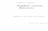 Algebra Lineal Matrices.