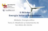 II Master Energía Solar y Renovables-T3_Medición y Tratamiento de Los Datos Viento