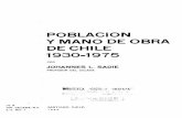 Poblacion y Mano de Obra en Chile 1930-1975