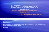 TPP: retos al comercio exterior de México