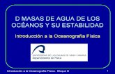 oceanografia masa de agua y su estabilidad