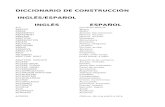 Diccionario Ingles-Español de terminos de Construcción