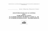 Introduccion Al Derecho Comunitario en La Comunidad Andina