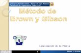 Metodo Brown y Gibson
