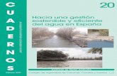 C20. Hacia una gestión sostenible y eficiente del agua en España
