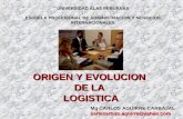 1 Origen y Evolución de La Logística