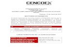 Convocatoria Subasta1 Cencoex-2015