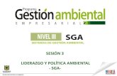 Sesión 3 Liderazgo y Politica Ambiental