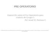 Pre-operatorio by Josh Pedrazac